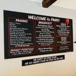 Menu board