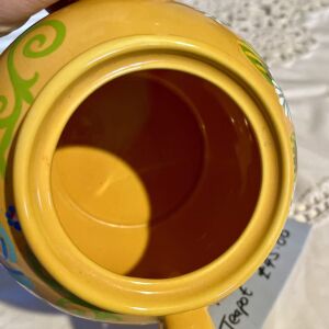 Rosie Lee handpainted teapot with canal roses