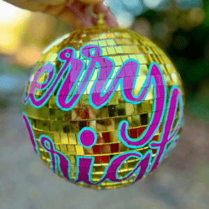 Merry & Bright mirror Discoball