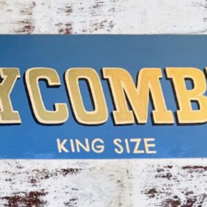 Handpainted sign WYCOMBE in Rizla paper style