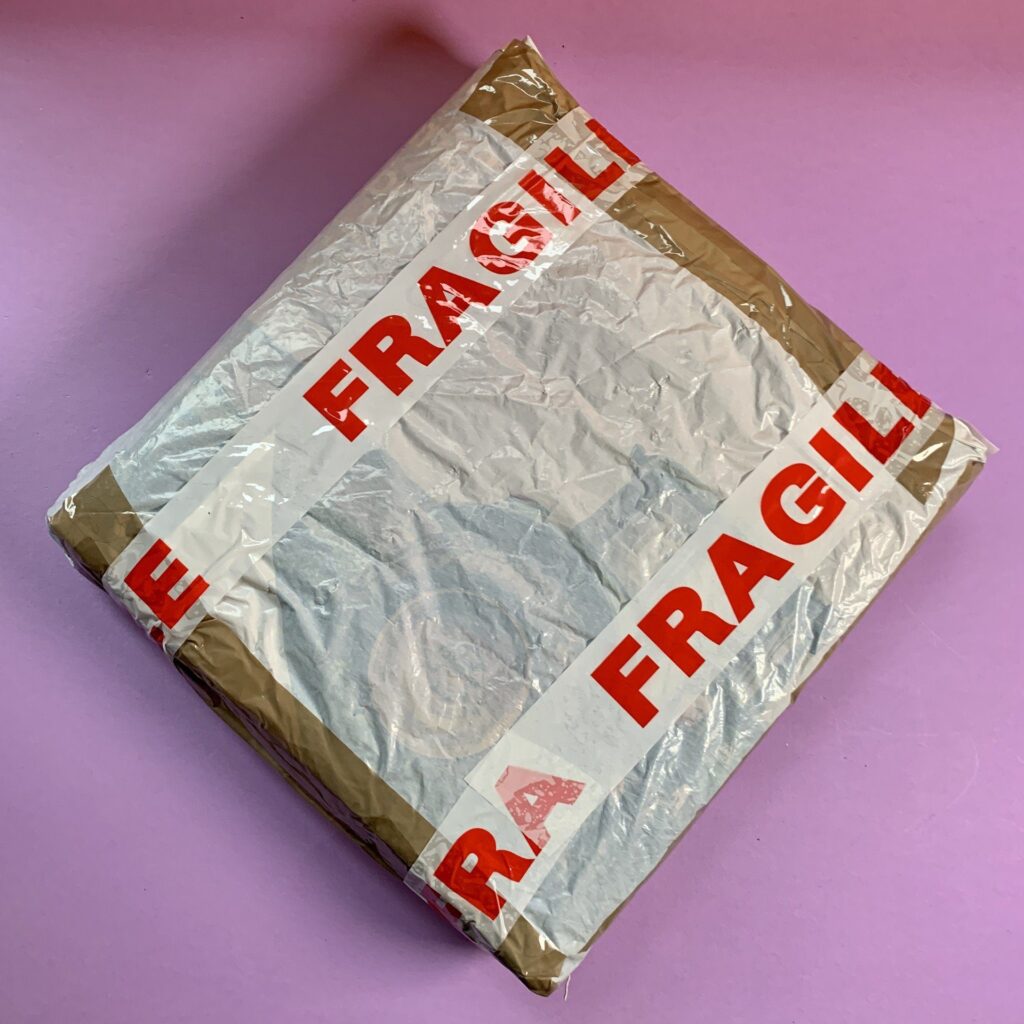 Fragile package ready to ship