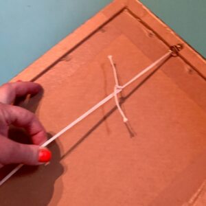 Back of Glass Gilded sign